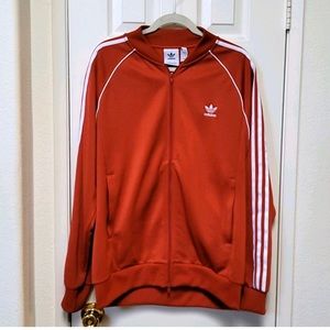 Men's rare Rust XL Adidas Superstar Original track jacket